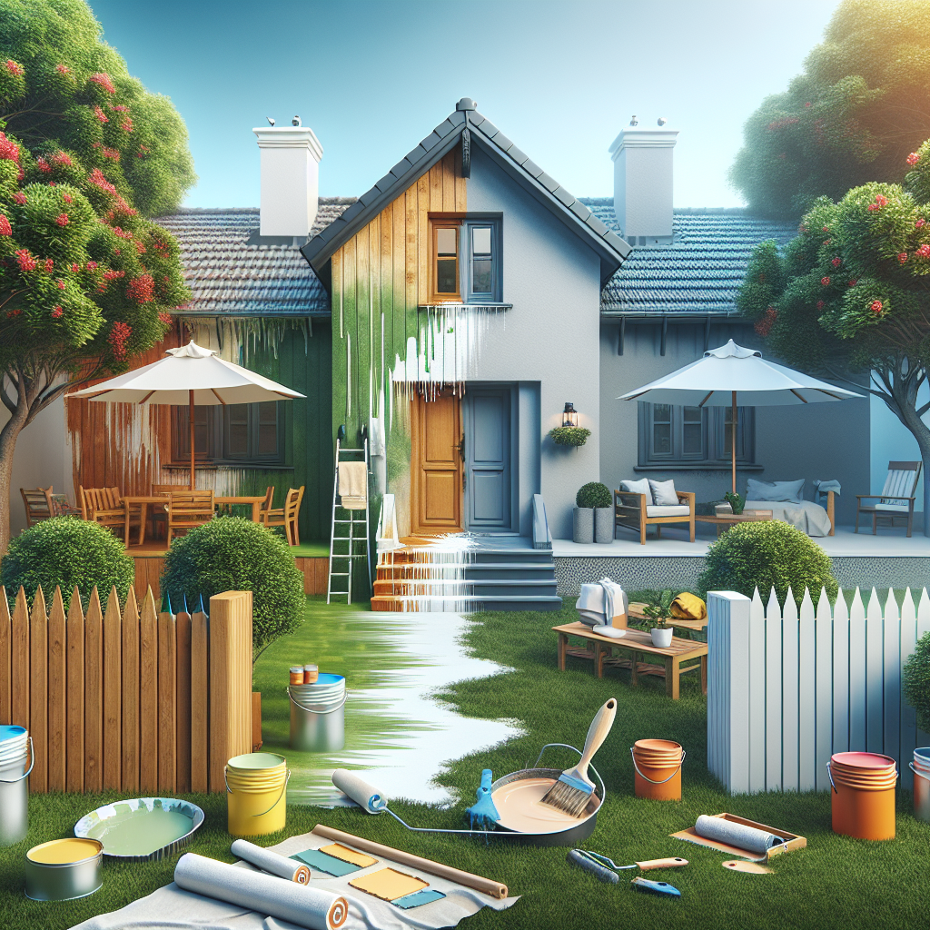 Lackierung im Außenbereich